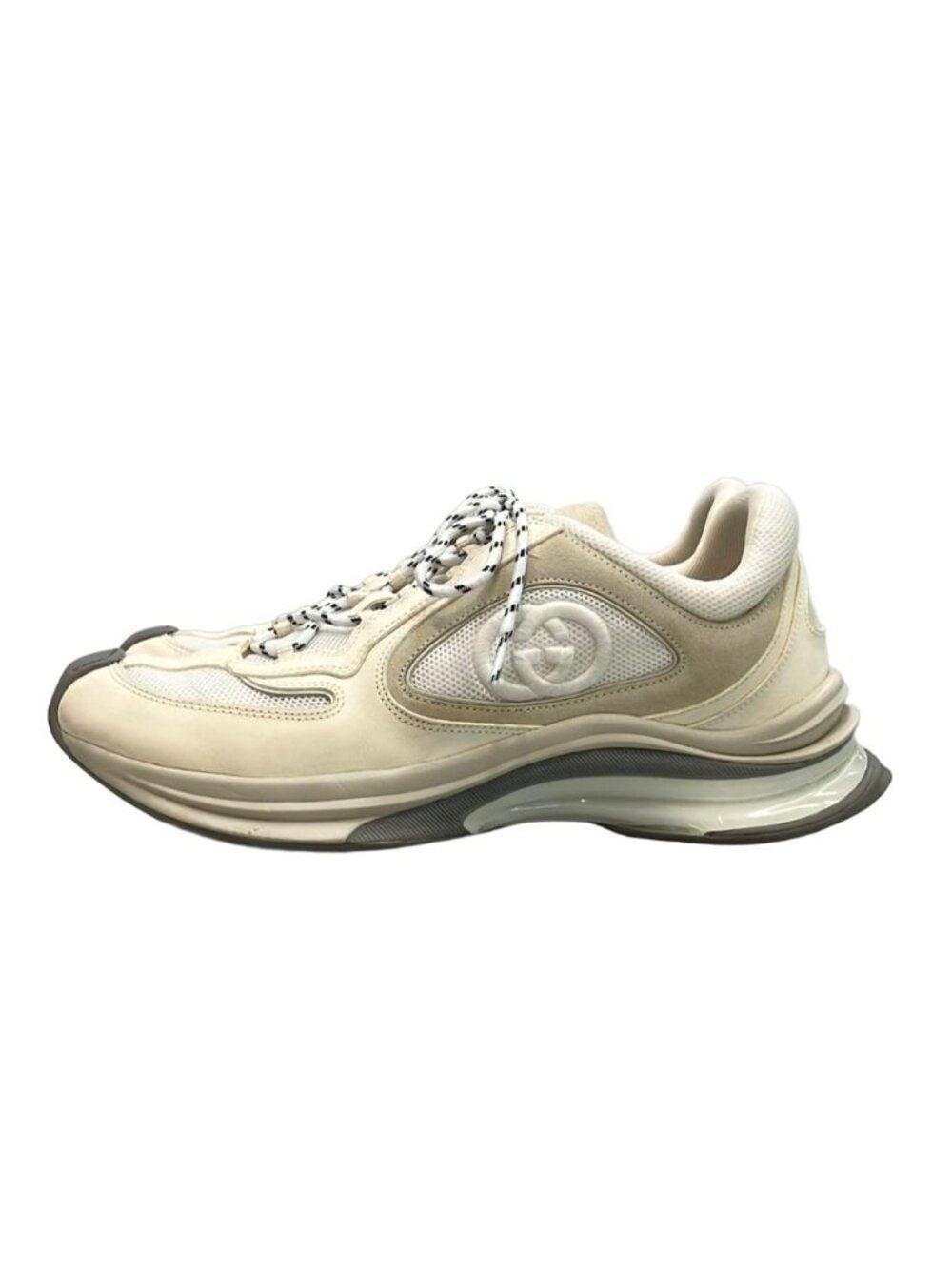 Gucci Low Cut Sneakers Run 9.5 - Picture 2 of 9